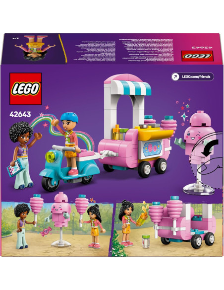 Lego Friends - Bancarella di zucchero filato e scooter