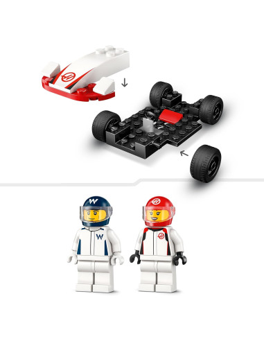 Lego City - Monoposto Williams Racing e Haas F1