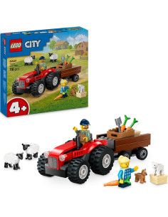 Lego City - Trattore agricolo rosso 