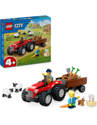 Lego City - Trattore agricolo rosso 