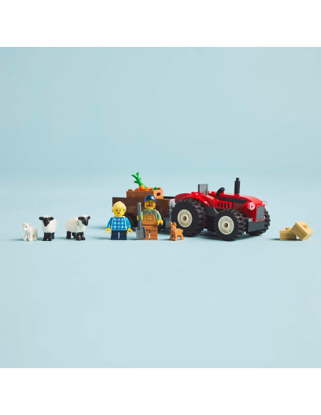 Lego City - Trattore agricolo rosso 
