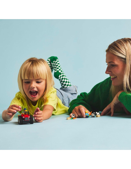 Lego City - Trattore agricolo rosso 