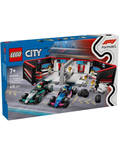 Lego City - Garage con Monoposto Mercedes-AMG e...
