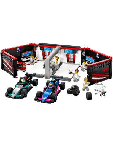 Lego City - Garage con Monoposto Mercedes-AMG e...