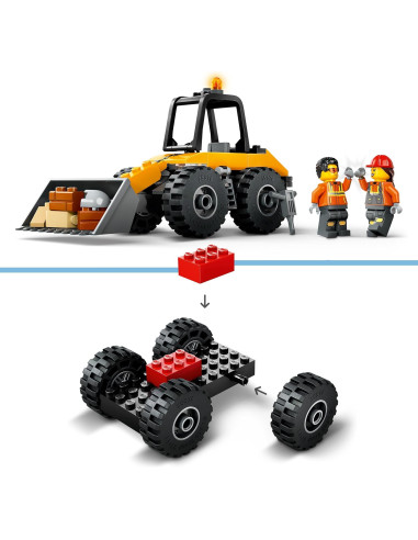 Lego city - Pala gommata gialla