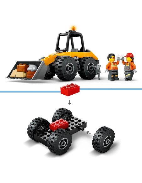 Lego city - Pala gommata gialla