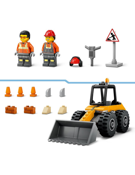 Lego city - Pala gommata gialla