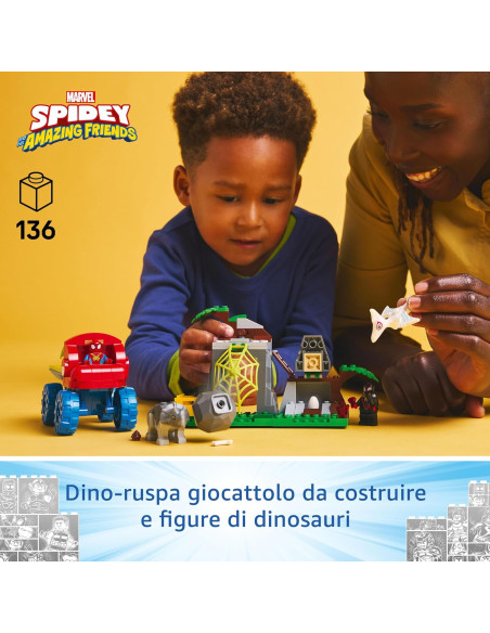Lego Spidey - Team Spidey Salvataggio su dino-ruspa