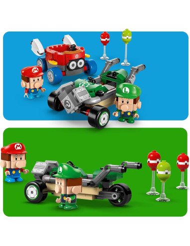 Mario Kart: Baby Mario vs Baby Luigi