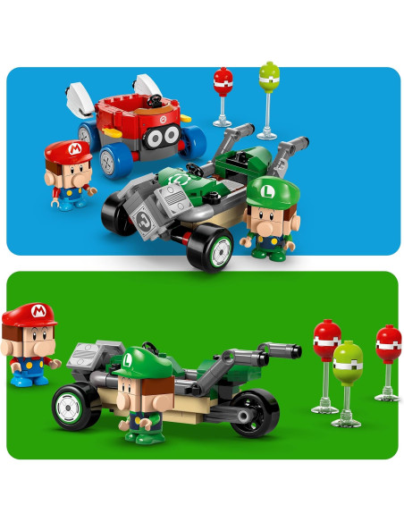 Mario Kart: Baby Mario vs Baby Luigi