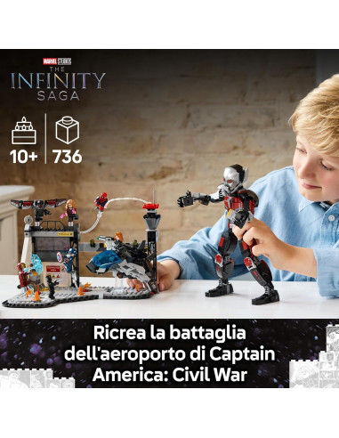 Lego Super Heroes - Azione di battaglia Captain...