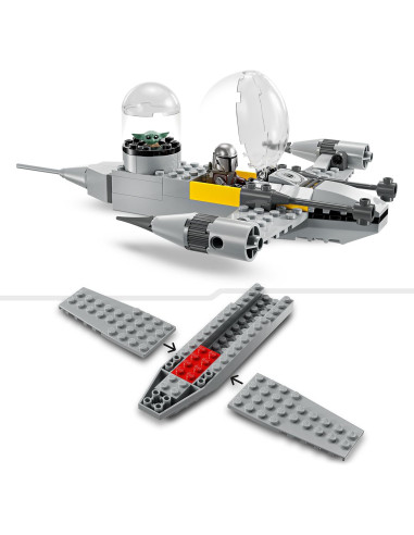 Lego Star Wars - N-1 Starfighter di Mando e Grogu