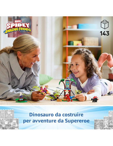 Lego Spidey - Battaglia con il raptor al...
