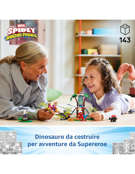 Lego Spidey - Battaglia con il raptor al quartier generale