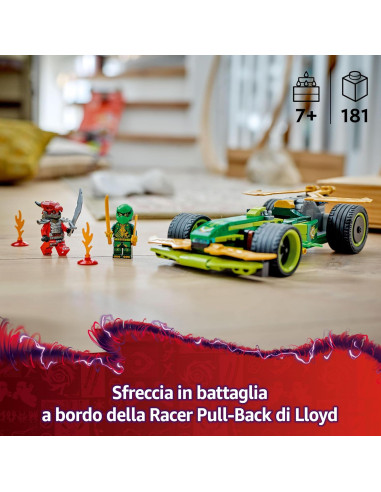 Lego Ninjago - Racer pull back di Lloyd