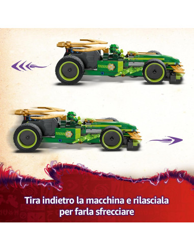 Lego Ninjago - Racer pull back di Lloyd