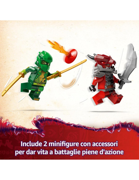 Lego Ninjago - Racer pull back di Lloyd
