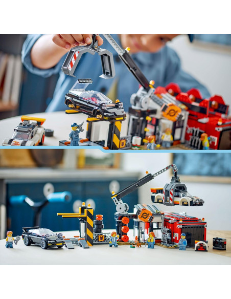 Lego City - Sfasciacarrozze con auto