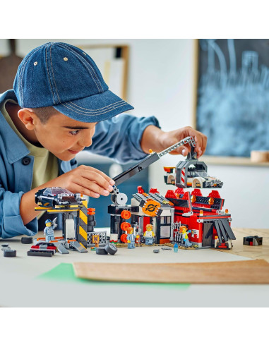 Lego City - Sfasciacarrozze con auto