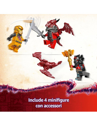 Lego Ninjago - Jet Super Storm di Ras e Arin