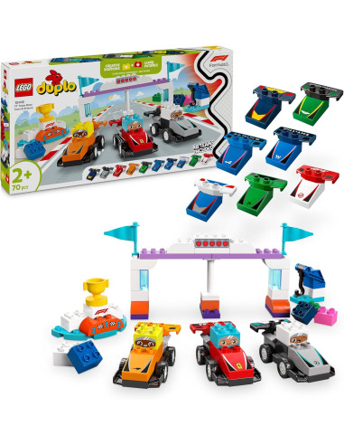 Lego Duplo town - Auto da Corsa e Piloti Team F1