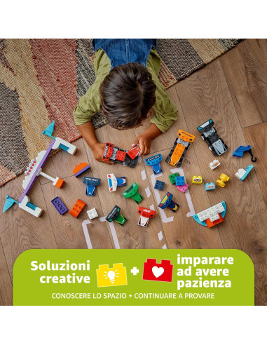 Lego Duplo town - Auto da Corsa e Piloti Team F1