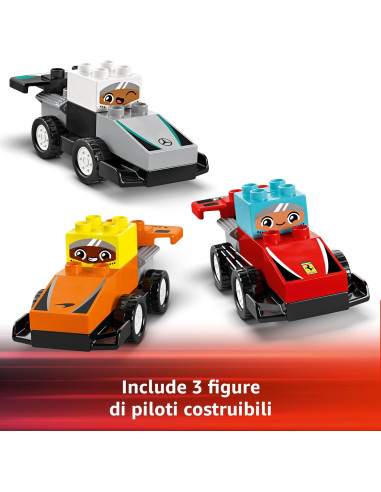 Lego Duplo town - Auto da Corsa e Piloti Team F1