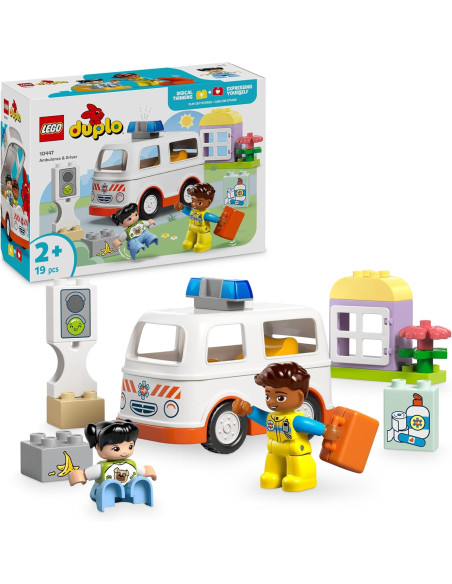 Lego Duplo town - Ambulanza e autista