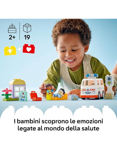 Lego Duplo town - Ambulanza e autista