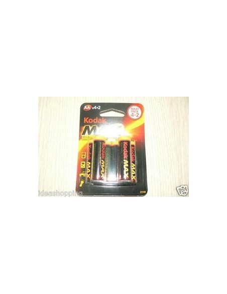PILE STILO ALCALINE MAX 4+2
