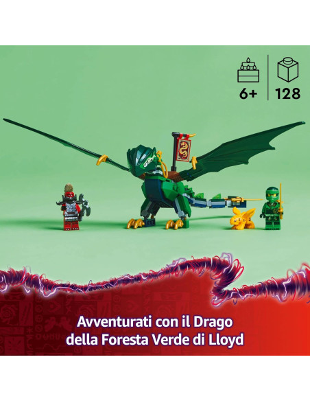 Lego Ninjago - Drago della foresta verde di Lloyd