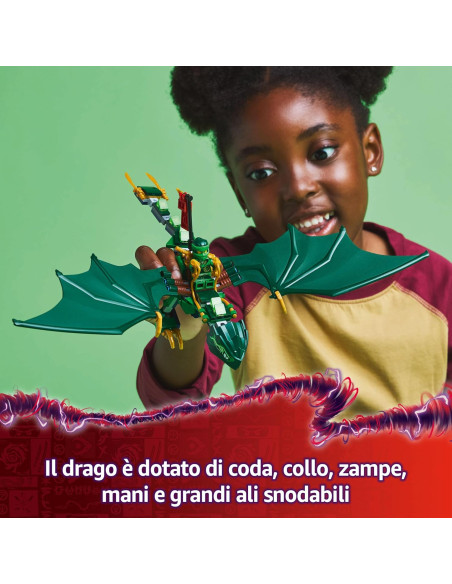 Lego Ninjago - Drago della foresta verde di Lloyd