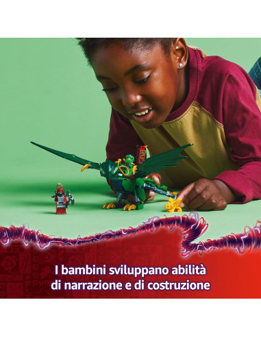 Lego Ninjago - Drago della foresta verde di Lloyd