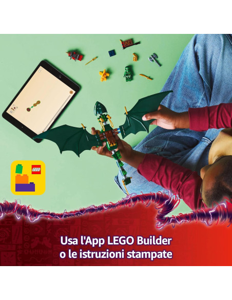 Lego Ninjago - Drago della foresta verde di Lloyd