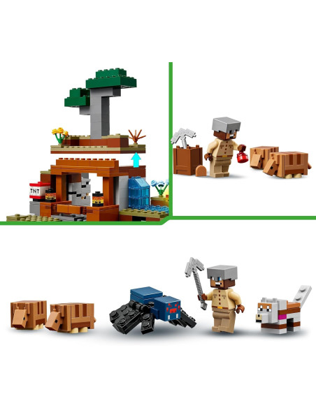 Lego Minecraft - Spedizione nella miniera dell'armadillo