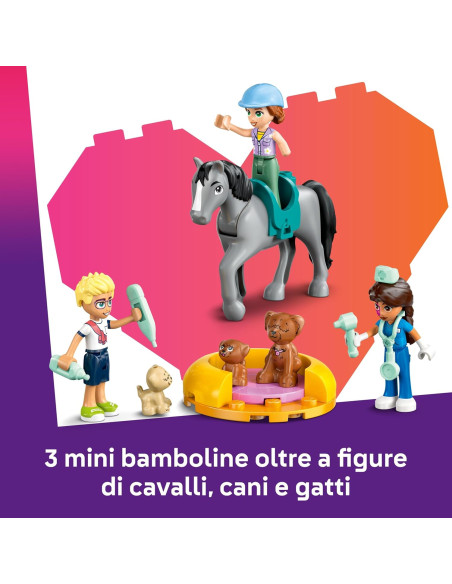 Lego Friends - Cavallo e clinica veterinaria