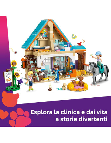 Lego Friends - Cavallo e clinica veterinaria