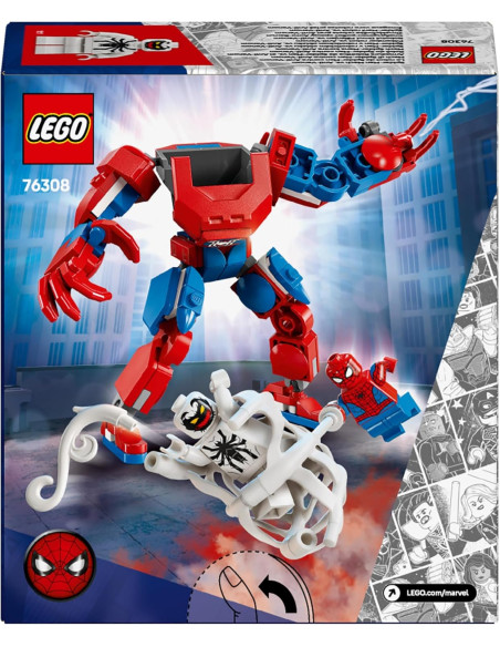 Lego Marvel Spiderman - Mech di Spiderman contro Antivenom