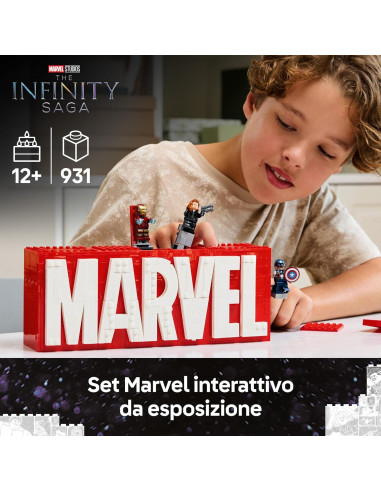 Lego Marvel - Logo e Minifigure Marvel