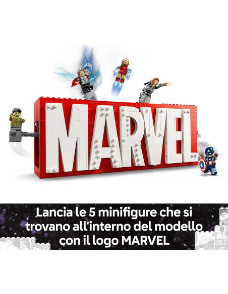 Lego Marvel - Logo e Minifigure Marvel