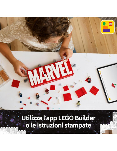 Lego Marvel - Logo e Minifigure Marvel