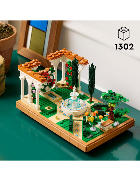 Lego Icons il giardino della fontana