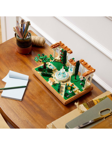 Lego Icons il giardino della fontana