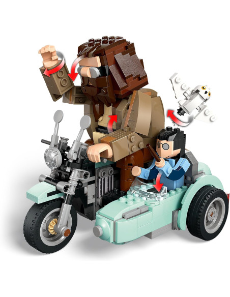 Giro sul sidecar di Hagrid e Harry 
