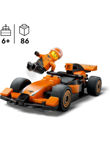 Lego City -  Pilota e Monoposto McLaren F1