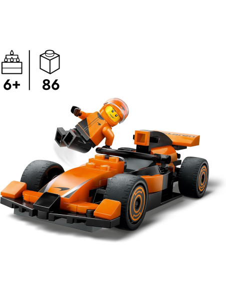Lego City -  Pilota e Monoposto McLaren F1