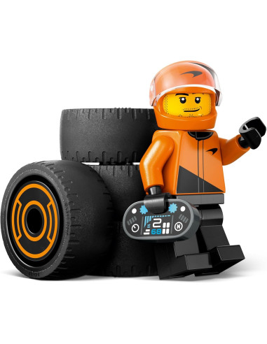 Lego City -  Pilota e Monoposto McLaren F1