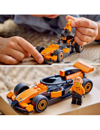 Lego City -  Pilota e Monoposto McLaren F1