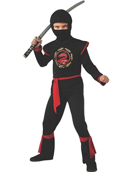 Costume Dragon Ninja Nero Inf