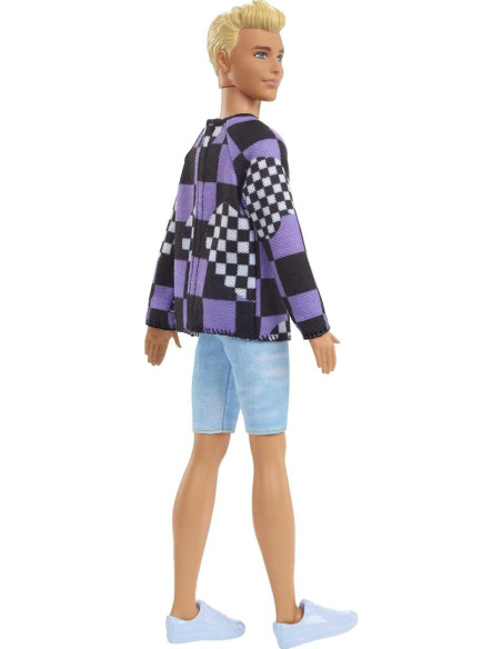 Ken Fashionistas n. 191 Bambola Capelli Biondi Corti